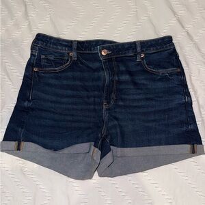 American Eagle Dark Blue Jean Shorts